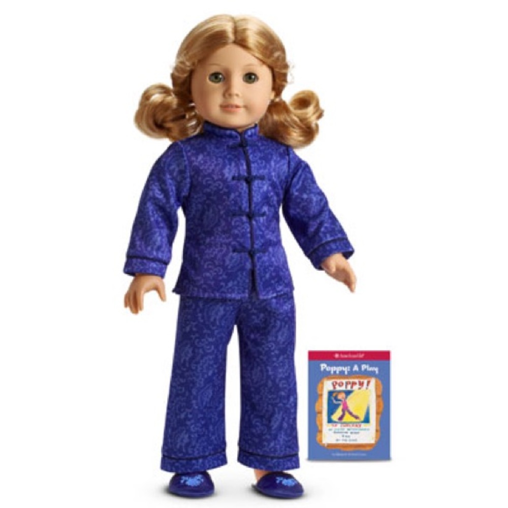 American Girl Sleepover PJ's Set With Book & Book